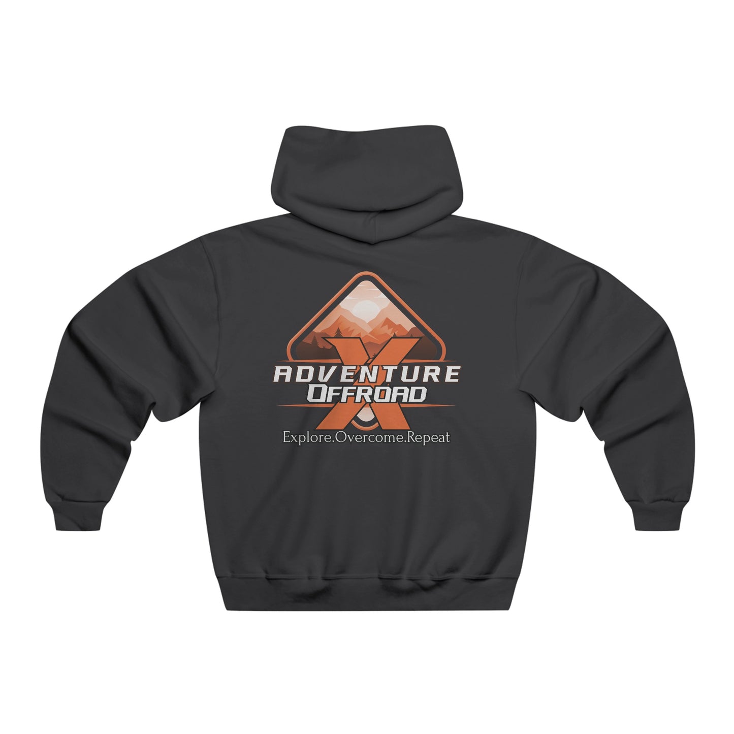 Adventure X Offroad logo JERZEES NuBlend Hoodie