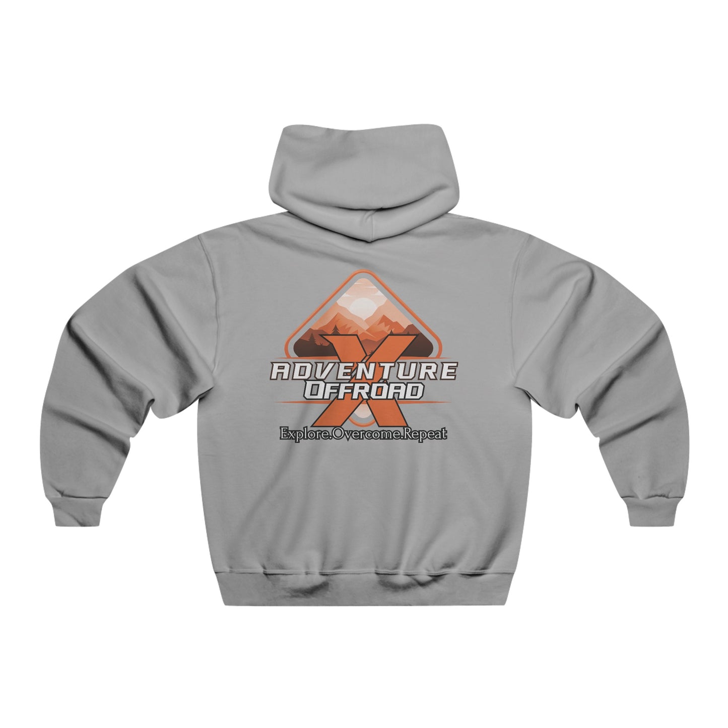 Adventure X Offroad logo JERZEES NuBlend Hoodie